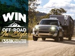 WIN a Land Rover Defender, Caravan and $100k in gold bullion! .